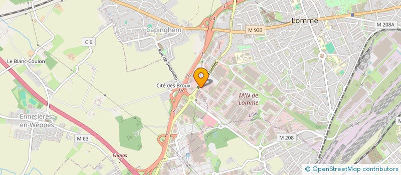 localisation de l'entreprise SAINT POLDYA à LILLE