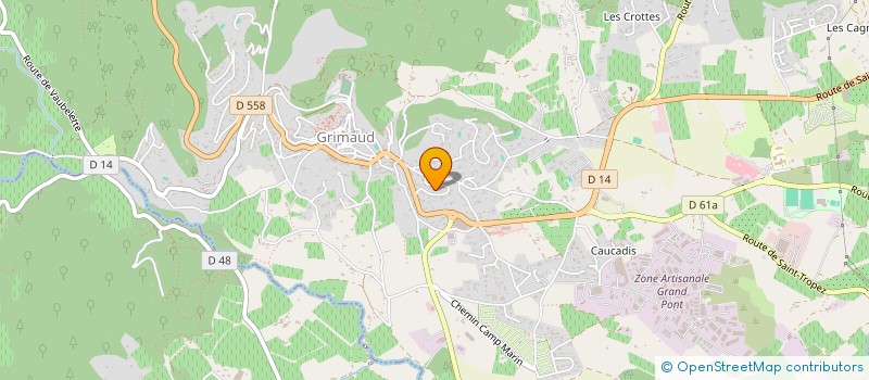 localisation de l'entreprise SAINT PONS VEGETAUX à GRIMAUD