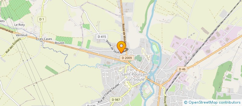 localisation de l'entreprise SAINT POURCAIN PIECES AUTO à SAINT-POURCAIN-SUR-SIOULE