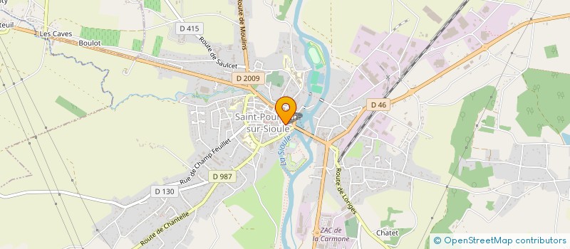 localisation de l'entreprise SAINT POURCYCLES à SAINT-POURCAIN-SUR-SIOULE