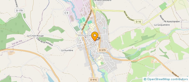 localisation de l'entreprise SAINT-POUSSIER à VIMOUTIERS