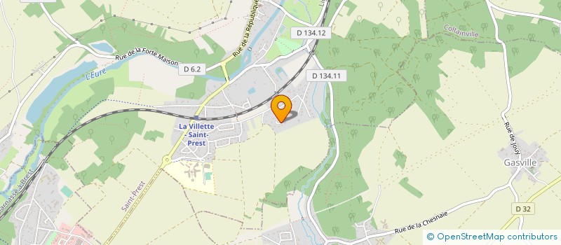 localisation de l'entreprise SAINT-PREST ENVIRONNEMENT à SAINT-PREST