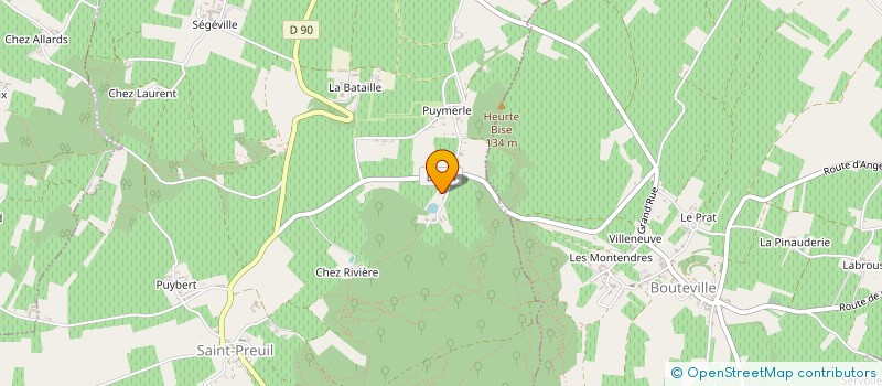 localisation de l'entreprise SAINT PREUIL VINS ET SPIRITUEUX à SAINT-PREUIL