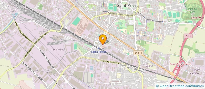 localisation de l'entreprise SAINT PRIEST MONTAGNE  SPM  SAINT-PRIEST