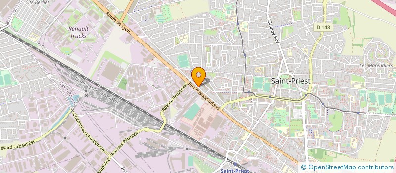 localisation de l'entreprise SAINT PRIEST SERVICES  SAINT-PRIEST