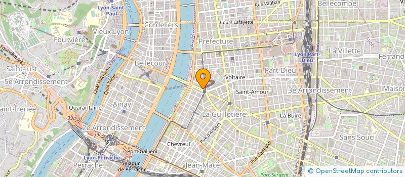 localisation de l'entreprise SAINT PRIEST VOYAGES  LYON