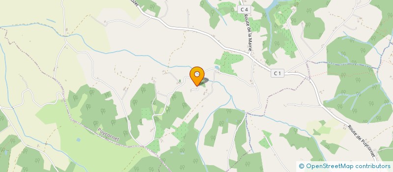 localisation de l'entreprise SAINT PRIVAT  MOLIERES