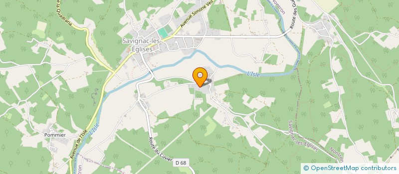 localisation de l'entreprise SAINT PRIVAT  SAVIGNAC-LES-EGLISES