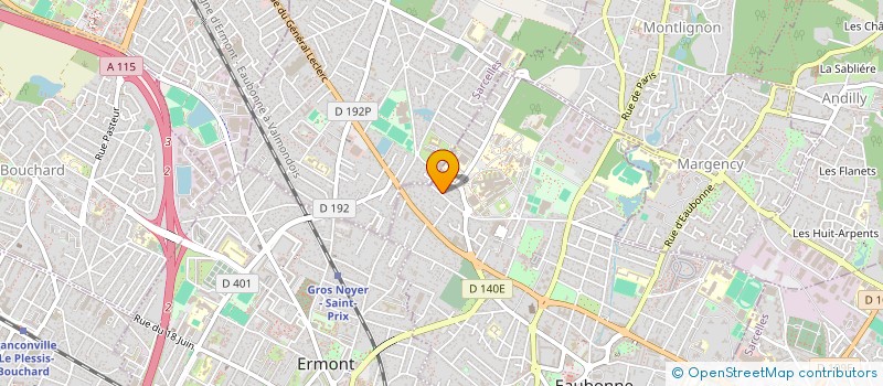 localisation de l'entreprise SAINT PRIX AUTO DIFFUSION SPAD à EAUBONNE