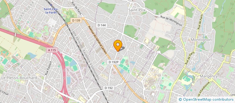 localisation de l'entreprise SAINT-PRIX CYCLO à SAINT-PRIX