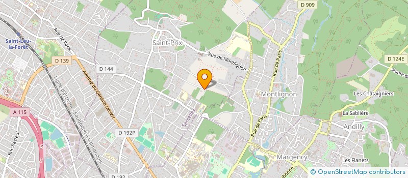 localisation de l'entreprise SAINT PRIX EXPANSION à SAINT-PRIX