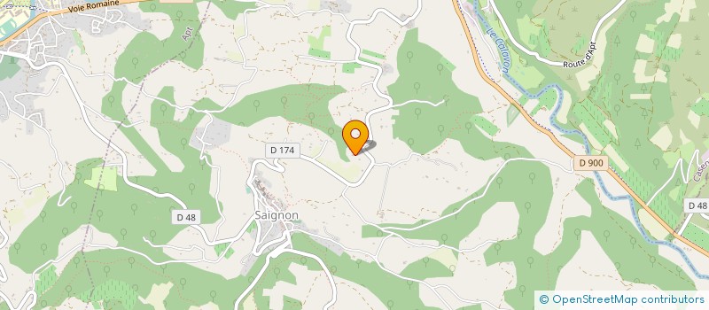 localisation de l'entreprise SAINT QUENTIN  SAIGNON