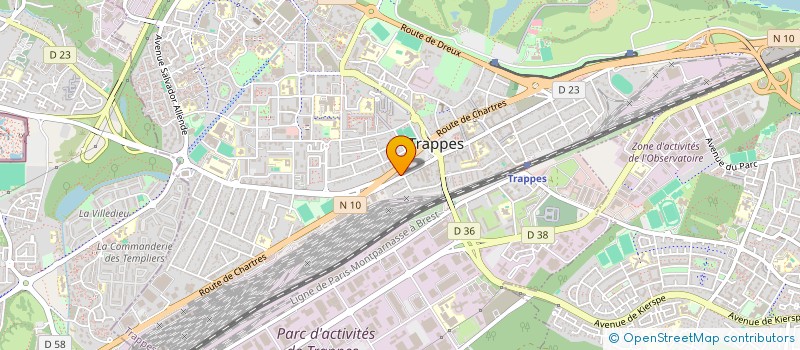 localisation de l'entreprise SAINT QUENTIN AUTO OCCASION à TRAPPES