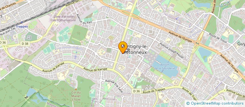 localisation de l'entreprise SAINT QUENTIN BATIMENT à MONTIGNY-LE-BRETONNEUX