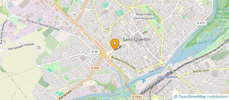 localisation de l'entreprise SAINT-QUENTIN ECHAPPEMENT à SAINT-QUENTIN