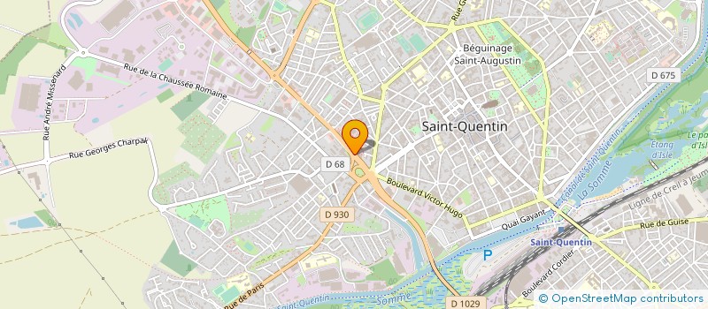localisation de l'entreprise SAINT QUENTIN FRUITS ET LEGUMES à SAINT-QUENTIN