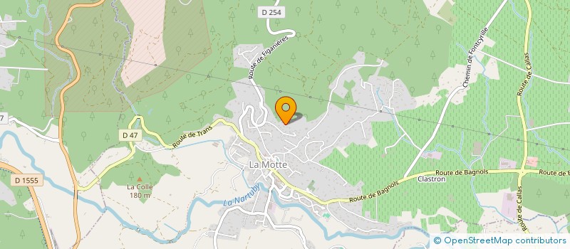 localisation de l'entreprise SAINT QUINIS  LA MOTTE