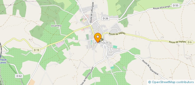 localisation de l'entreprise SAINT QUIRIN  LALBENQUE