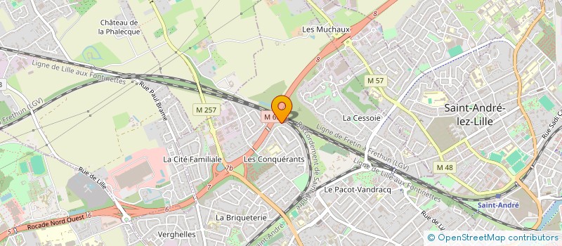 localisation de l'entreprise SAINT RAFAEL à LAMBERSART