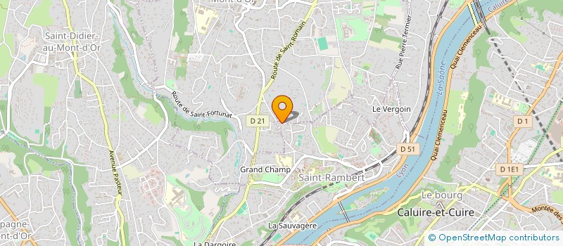 localisation de l'entreprise SAINT-RAM'BAR  LYON