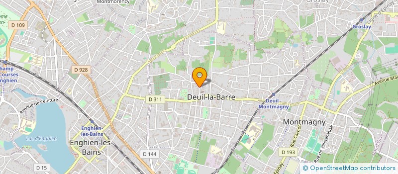 localisation de l'entreprise SAINT-RAPHAEL  DEUIL-LA-BARRE