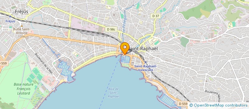 localisation de l'entreprise SAINT RAPHAEL JUDO à SAINT RAPHAEL