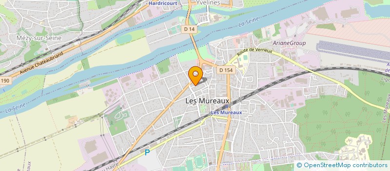 localisation de l'entreprise SAINT REMY à LES MUREAUX