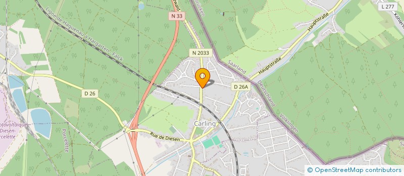 localisation de l'entreprise SAINT REMY  CARLING