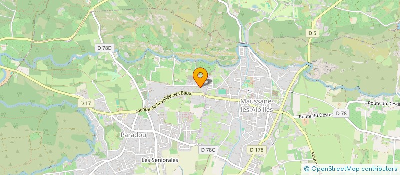 localisation de l'entreprise SAINT-REMY  PARADOU