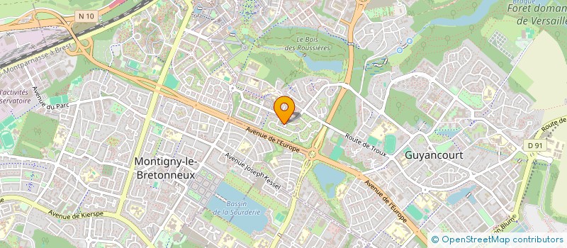 localisation de l'entreprise SAINT REMY VET  GUYANCOURT