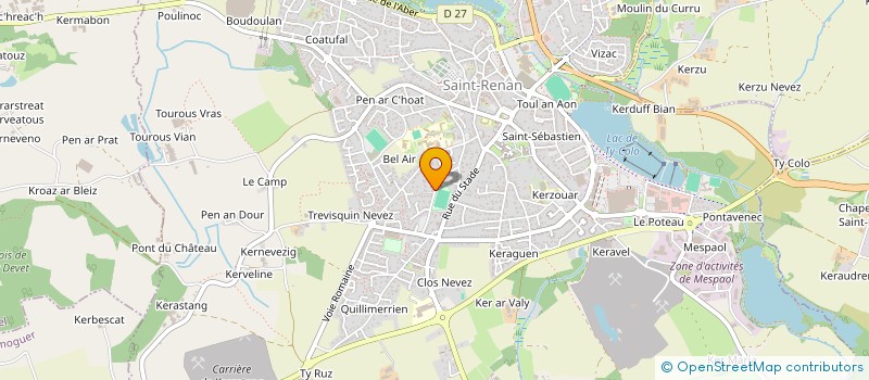 localisation de l'entreprise SAINT RENAN ESCRIME  SAINT-RENAN