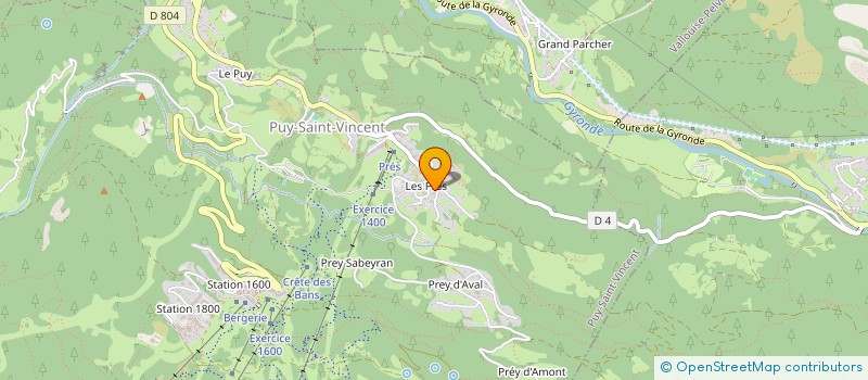 localisation de l'entreprise SAINT ROCH  PUY-SAINT-VINCENT