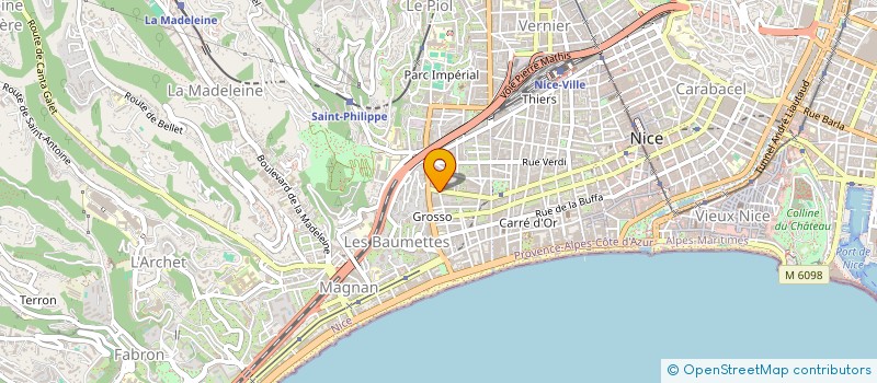 localisation de l'entreprise SAINT ROCH à NICE