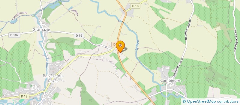 localisation de l'entreprise SAINT ROCH  CAILHAU