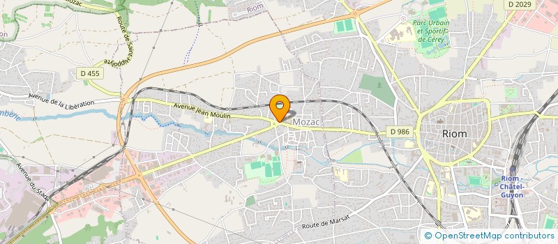 localisation de l'entreprise SAINT ROCH  MOZAC