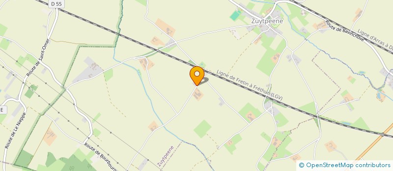 localisation de l'entreprise SAINT ROCH  ZUYTPEENE