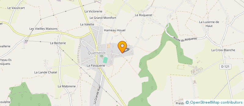 localisation de l'entreprise SAINT ROCH  BRICQUEBEC-EN-COTENTIN