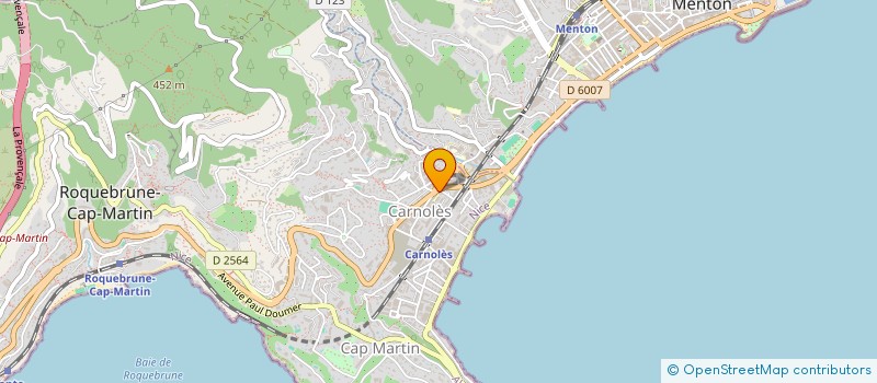 localisation de l'entreprise SAINT ROCH à ROQUEBRUNE-CAP-MARTIN
