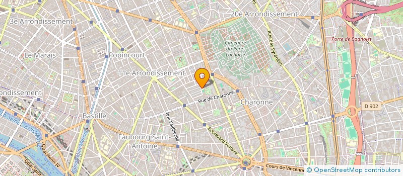 localisation de l'entreprise SAINT-ROCH  PARIS