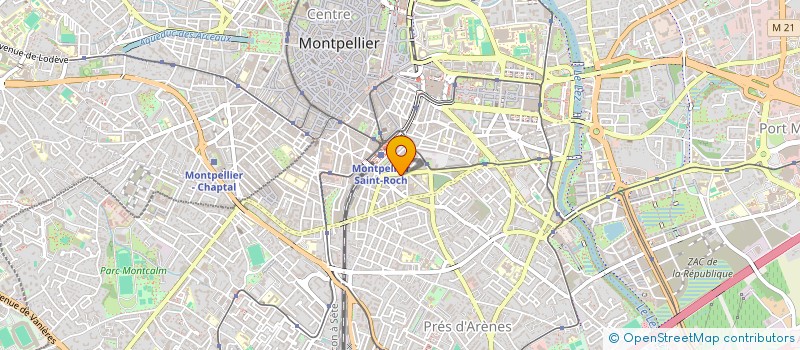 localisation de l'entreprise SAINT-ROCH AUDITION à MONTPELLIER