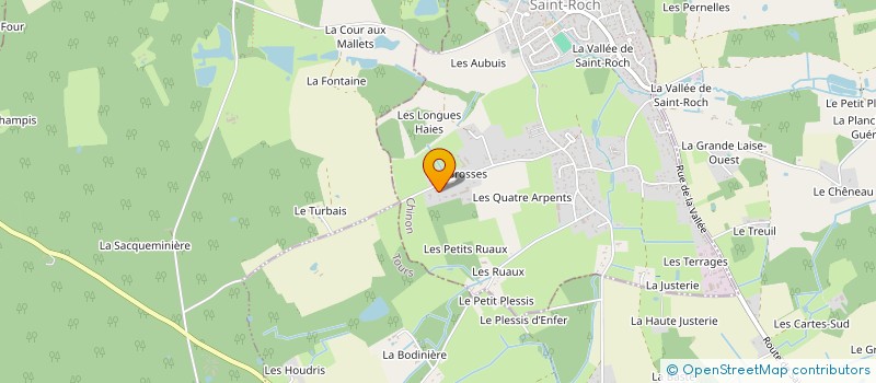 localisation de l'entreprise SAINT ROCH AUTOS à SAINT-ROCH