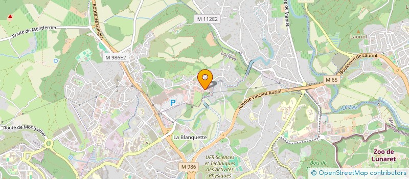 localisation de l'entreprise SAINT ROCH BTP à GRABELS