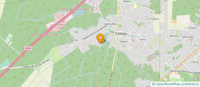 localisation de l'entreprise SAINT ROCH ESBV  CESTAS