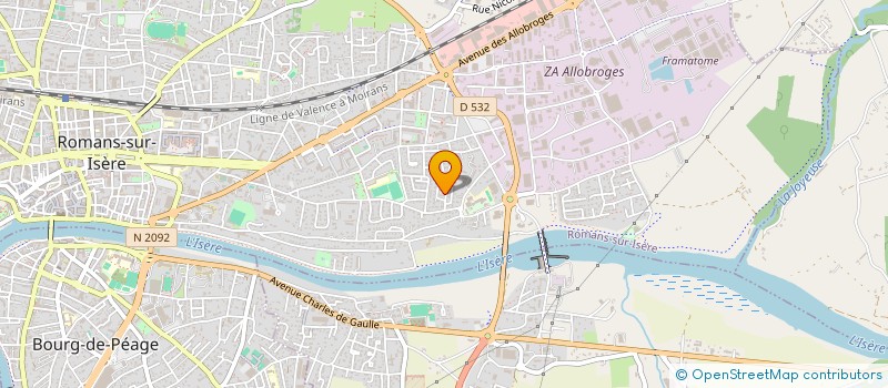 localisation de l'entreprise SAINT ROCH IMMOBILIER  ROMANS-SUR-ISERE