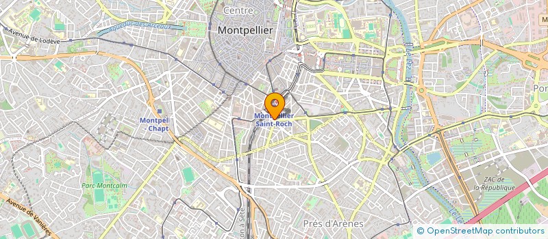 localisation de l'entreprise SAINT ROCH MARKET à MONTPELLIER