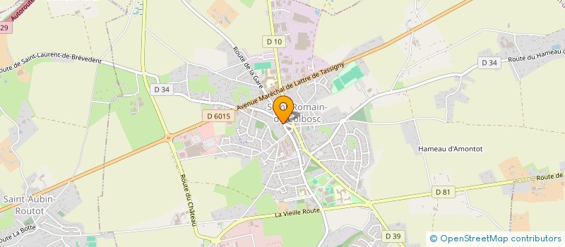 localisation de l'entreprise SAINT ROMAIN AMBULANCES  SAINT-ROMAIN-DE-COLBOSC