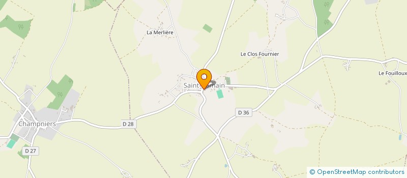 localisation de l'entreprise SAINT ROMAIN CAFE BAR  SAINT-ROMAIN