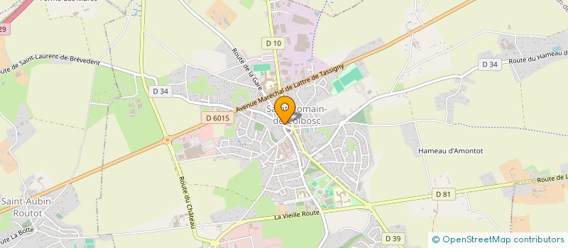 localisation de l'entreprise SAINT ROMAIN DECORATION  SAINT-ROMAIN-DE-COLBOSC