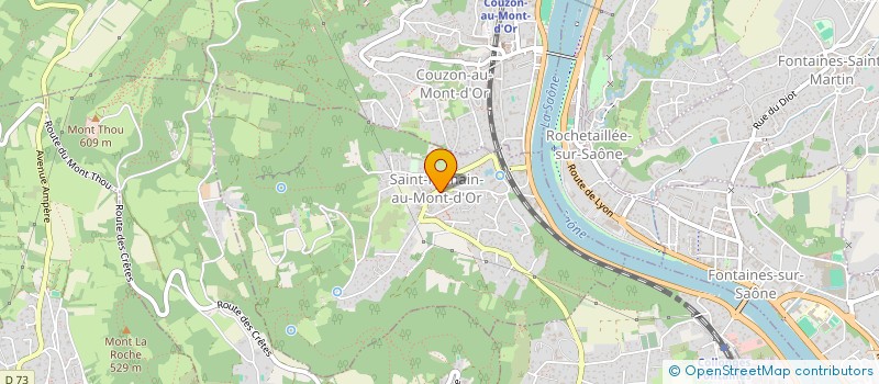 localisation de l'entreprise SAINT ROMAIN EN FETE  SAINT-ROMAIN-AU-MONT-D'OR