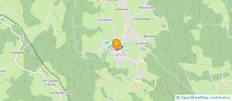 localisation de l'entreprise SAINT ROMAIN LES ATHEUX SECTION FOOT  SAINT-ROMAIN-LES-ATHEUX